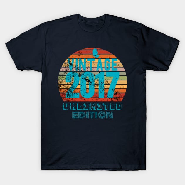 vintage 2017 retro sunset T-Shirt by J&R collection